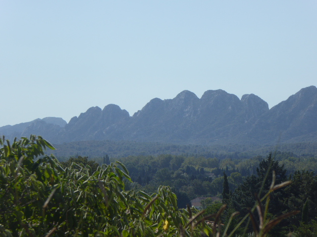 Les Alpilles on a hazy day...