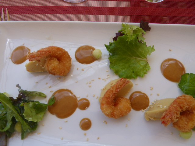 tempura shrimp starter