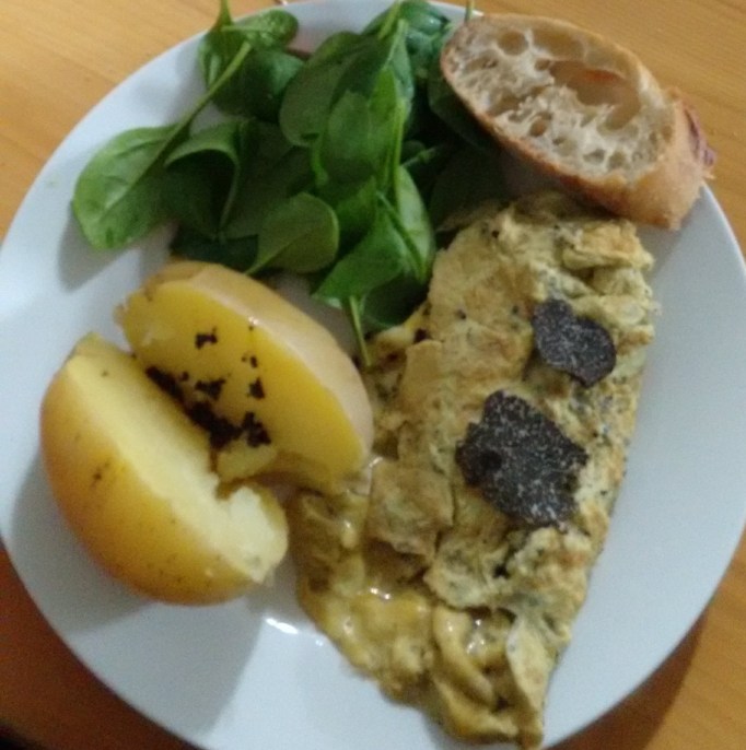 Truffle omelette